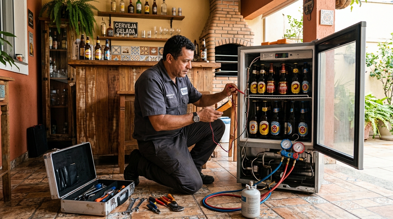 Assistência para Cervejeira Comercial no Parque Avenida, Maringá‑PR